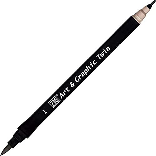Kuretake ZIG Art and Graphic Twin Tip-Marker, kühles Grau 890 13 Kuretake ZIG Art and Graphic Twin Tip-Marker, kühles Grau 890 13 von Kuretake