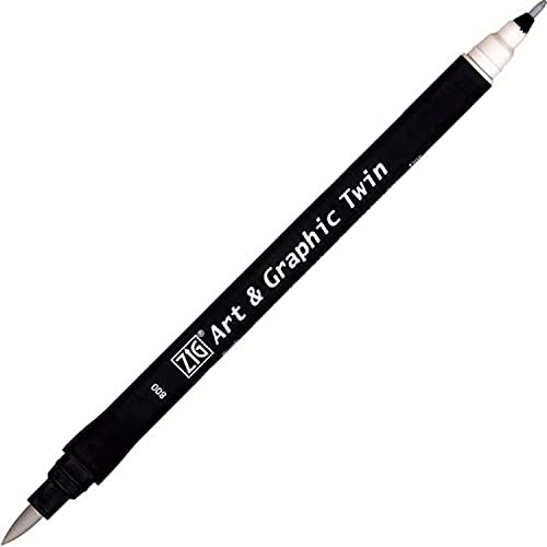Kuretake Zig Kunst und Graphic Twin Tip Bürste Marker 800 Cool Grey 1 Kuretake Zig Kunst und Graphic Twin Tip Bürste Marker 800 Cool Grey 1 von Kuretake
