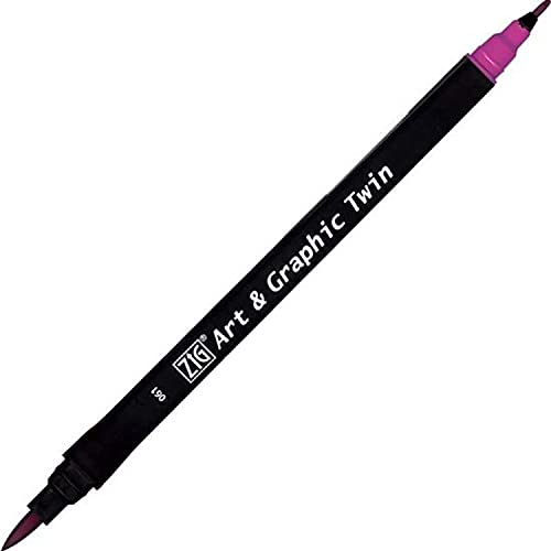 Kuretake Zig Kunst und Graphic Twin Tip Bürste Marker Pen 061 lila Kuretake Zig Kunst und Graphic Twin Tip Bürste Marker Pen 061 lila von Kuretake