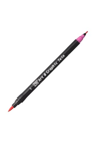 Kuretake ZIG Art and Graphic Twin Tip-Marker 020 Pink von Kuretake