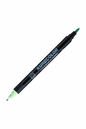 Zig Kurecolor Manga Cartoonist Fine & Brush Dual Tip Marker Green Shadow von Kuretake