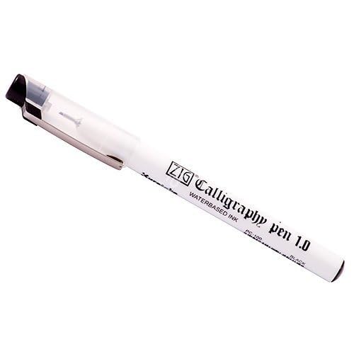 Zig Kuretake Schwarz, Feine Spitze, 1 mm, Schönschreibfüller Script Oblique Italic Füllfederhalter Musik Bold mm, 1 Stück Zig Kuretake Schwarz, Feine Spitze, 1 mm, Schönschreibfüller Script Oblique Italic Füllfederhalter Musik Bold mm, 1 Stück von Kuretake