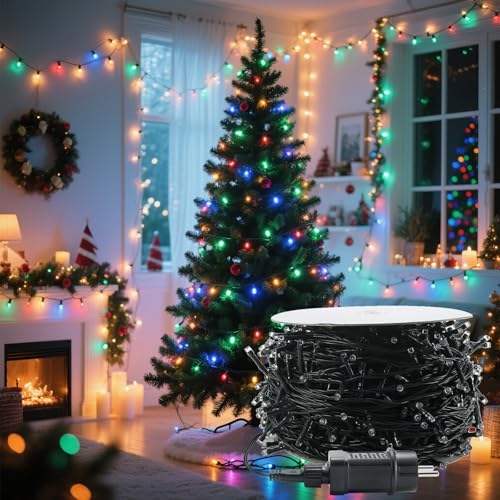 LED Lichterkette Außen 30m 300LED dimmbar mit 8 Modi & Timer, wetterfest & wasserdicht IP44, Outdoor Innen Beleuchtung für Garten Terrasse Balkon Party Hochzeit Festival Deko, farbenfroh LED Lichterkette Außen 30m 300LED dimmbar mit 8 Modi & Timer, wetterfest & wasserdicht IP44, Outdoor Innen Beleuchtung für Garten Terrasse Balkon Party Hochzeit Festival Deko, farbenfroh von Kuro-sagol
