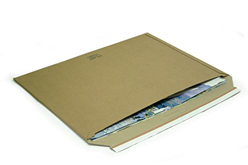 Versandtaschen aus Wellpappe Karton Kalenderverpackung 470 x 665 mm braun quer(ps.497) (10) von Kurt-Europe.de