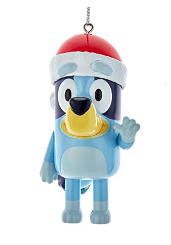 Kurt Adler BL1221 Blasform Bluey mit Weihnachtsmannmütze, 8,4 cm, mehrfarbig Kurt Adler BL1221 Blasform Bluey mit Weihnachtsmannmütze, 8,4 cm, mehrfarbig von Kurt S. Adler