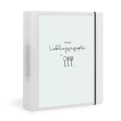 Flexibook Rezeptordner A4 Meine Lieblingsrezepte mint, D-Ring-Mechanik, Gummizug und Transparenter Fronttasche Flexibook Rezeptordner A4 Meine Lieblingsrezepte mint, D-Ring-Mechanik, Gummizug und Transparenter Fronttasche von KuschelICH