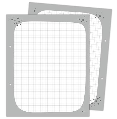 KuschelICH Innenseiten DIN A5, kariert 40 Blatt - passend für CozyBook & 2-Loch Ringmechanik KuschelICH Innenseiten DIN A5, kariert 40 Blatt - passend für CozyBook & 2-Loch Ringmechanik von KuschelICH