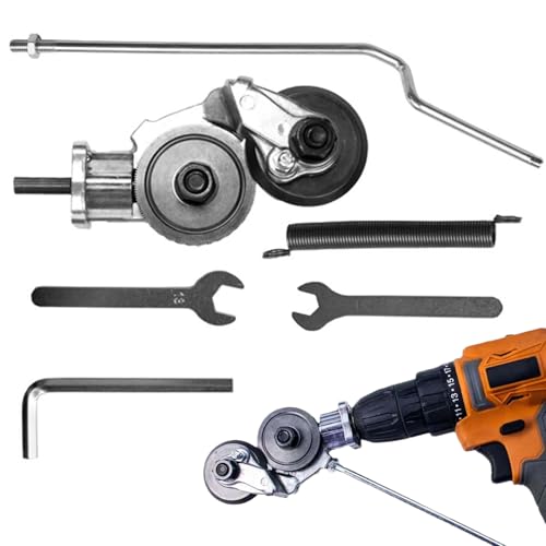 Kustimantu Bohrmaschinen-Schere | Blechschere Bohreraufsatz,Ergonomische Kompakte Sicher Präzise Zuschneider Für Dacharbeiten Holzwerken Rohrhandwerk Und Bastelarbeiten Kustimantu Bohrmaschinen-Schere | Blechschere Bohreraufsatz,Ergonomische Kompakte Sicher Präzise Zuschneider Für Dacharbeiten Holzwerken Rohrhandwerk Und Bastelarbeiten von Kustimantu
