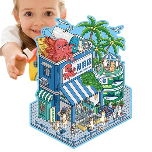 Kustimantu Cartoon-Szene macht Aufkleber, Miniatur Szene Aufkleber – Scene House Crafting Cartoon Sticker – Scrapbooking Kunst für Erwachsene machen Ihre eigene Dekoration Kustimantu Cartoon-Szene macht Aufkleber, Miniatur Szene Aufkleber – Scene House Crafting Cartoon Sticker – Scrapbooking Kunst für Erwachsene machen Ihre eigene Dekoration von Kustimantu