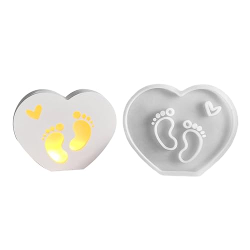 Kustimantu Herzformen | Mama Harzgießform Silikon-Set | Flexibles Herzförmiges Handgemachtes Deko Für Frauen Familie Freunde Zuhause & Büro Kustimantu Herzformen | Mama Harzgießform Silikon-Set | Flexibles Herzförmiges Handgemachtes Deko Für Frauen Familie Freunde Zuhause & Büro von Kustimantu