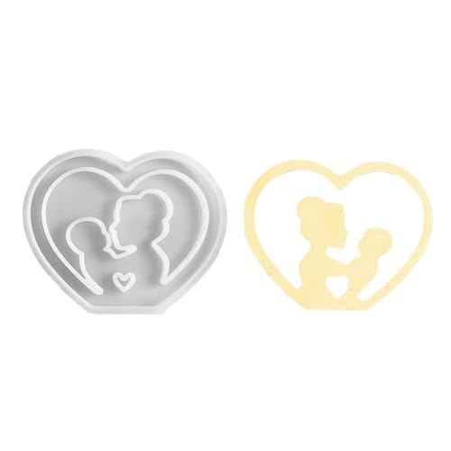 Kustimantu Mama Schokoladenform,Mama Harzgießform Silikon-Set | Flexibles Herzförmiges Handgemachtes Deko Für Frauen Familie Freunde Zuhause & Büro Kustimantu Mama Schokoladenform,Mama Harzgießform Silikon-Set | Flexibles Herzförmiges Handgemachtes Deko Für Frauen Familie Freunde Zuhause & Büro von Kustimantu