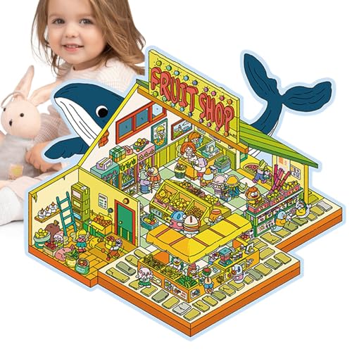 Kustimantu Niedliche Szenenaufkleber, Heimszene Aufkleber | Erstellen von Miniatur-Abziehbildern, Bühnenaufkleber, Scrapbooking-Kunst für Erwachsene, machen Sie Ihre eigene Dekoration Kustimantu Niedliche Szenenaufkleber, Heimszene Aufkleber | Erstellen von Miniatur-Abziehbildern, Bühnenaufkleber, Scrapbooking-Kunst für Erwachsene, machen Sie Ihre eigene Dekoration von Kustimantu