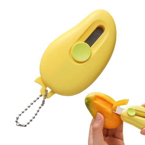 Kustimantu Schäler Für Küche | 2-in-1 - und Gemüseschäler - Schälgerät Mit Magnethalterung In Mango-Form Und Rutschfestem Griff Für Camping Und Picknick Kustimantu Schäler Für Küche | 2-in-1 - und Gemüseschäler - Schälgerät Mit Magnethalterung In Mango-Form Und Rutschfestem Griff Für Camping Und Picknick von Kustimantu