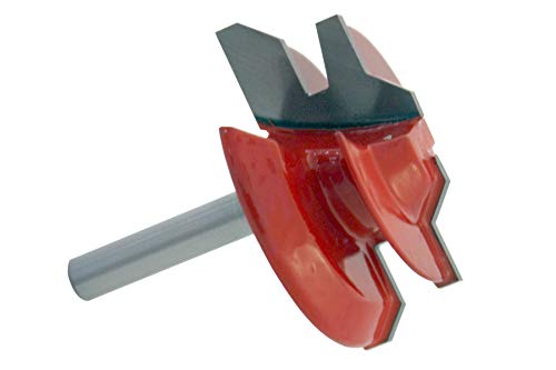 45° HM Hartmetall bestückte Verleimfräser Oberfräser Holzfräser Nut Feder 6mm von Kutlu Deutschland GmbH