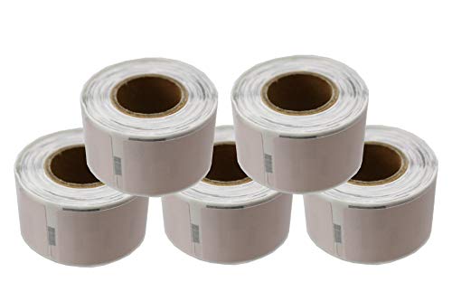 5 Rollen Etiketten für Dymo Typ 99011 (pink) Ettiketten 28x89mm von Kutlu Deutschland GmbH
