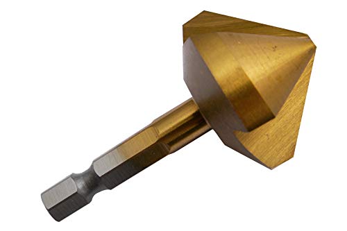 90° Kegelsenker Senkbohrer mit 1/4" Sechskantschaft Schlagschrauber Ø 25 mm von Kutlu Deutschland GmbH