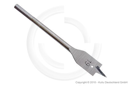Flachfräsbohrer Holzbohrer Spatenbohrer 19mm von Kutlu Deutschland GmbH