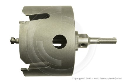 SDS-Plus universal Dosensenker Bohrkronen Mauerwerk Gipskarton Porenbeton 102mm von Kutlu Deutschland GmbH