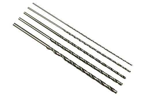 Set von 5 HSS extra langen Metall-Spiralbohrern, 200°mm, Ø 2-6°mm von Kutlu Deutschland GmbH