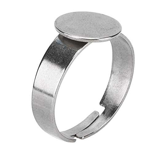 Kuuleyn 20 Stück Rohlinge Zum Selbermachen, Edelstahl, Flache Ringe, Basen, Ringbasis, Rohling, Schmuckzubehör Für Männer Und Frauen, Schmuck, Handwerk, Dekoration, Geschenk Kuuleyn 20 Stück Rohlinge Zum Selbermachen, Edelstahl, Flache Ringe, Basen, Ringbasis, Rohling, Schmuckzubehör Für Männer Und Frauen, Schmuck, Handwerk, Dekoration, Geschenk von Kuuleyn