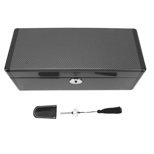 Kuuleyn 4 Slot Uhrenschachtel, Watch -Display -Hülle, Schmuckschatulle, schwarzer Soft Velvet Futteranizer für Kuuleyn 4 Slot Uhrenschachtel, Watch -Display -Hülle, Schmuckschatulle, schwarzer Soft Velvet Futteranizer für von Kuuleyn