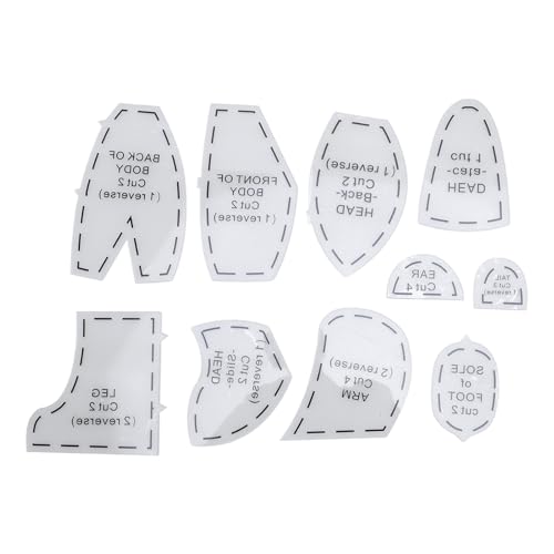 Kuuleyn Memory Bear -Vorlage Lineal Set, Acrylnähmuster -Handwerkswerkzeug, DIY -Enthusiasten Anfänger freundliche Präzision Schneiden sicheres Gebrauch Langlebiges Material Kuuleyn Memory Bear -Vorlage Lineal Set, Acrylnähmuster -Handwerkswerkzeug, DIY -Enthusiasten Anfänger freundliche Präzision Schneiden sicheres Gebrauch Langlebiges Material von Kuuleyn
