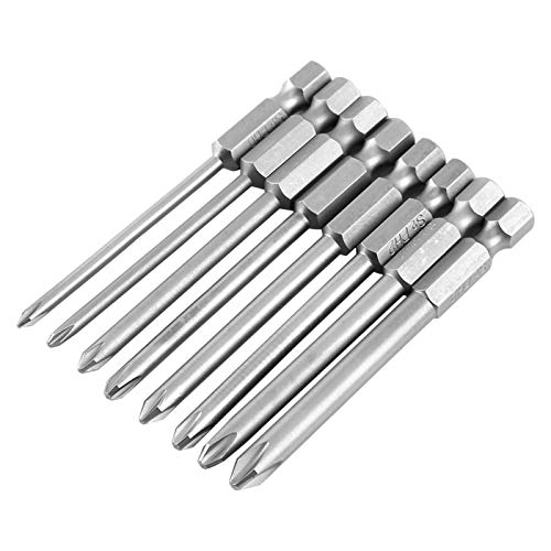 Langer Sechskant-Kreuzkopf, 8 Stück 75 mm 1/4 "Sechskant-Bohrer-Set, magnetisch, Schraubendreher-Bits-Set für Holz, Stahl, Metall, Kunststoff, Schnellwechsel-Design Langer Sechskant-Kreuzkopf, 8 Stück 75 mm 1/4 "Sechskant-Bohrer-Set, magnetisch, Schraubendreher-Bits-Set für Holz, Stahl, Metall, Kunststoff, Schnellwechsel-Design von Kuuleyn