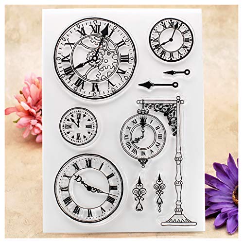 Kwan Crafts Uhr, klare Stempel zum Basteln von Karten, Dekoration und DIY Scrapbooking Kwan Crafts Uhr, klare Stempel zum Basteln von Karten, Dekoration und DIY Scrapbooking von Kwan Crafts