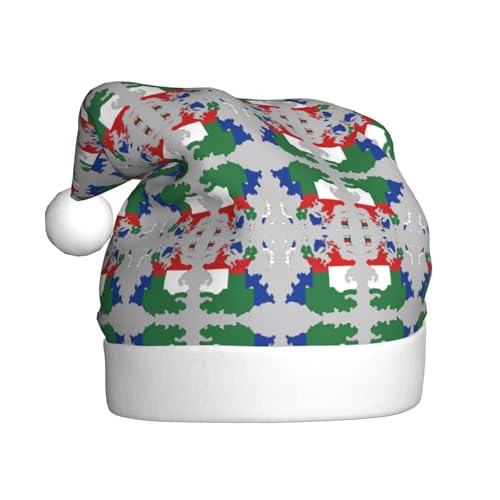Kycvds Flagge der Tschetschenischen Republik, Map04, Weihnachtsmannmütze, Urlaub für Erwachsene, Unisex, Samt, Komfort, extra dick, für Neujahr Kycvds Flagge der Tschetschenischen Republik, Map04, Weihnachtsmannmütze, Urlaub für Erwachsene, Unisex, Samt, Komfort, extra dick, für Neujahr von Kycvds