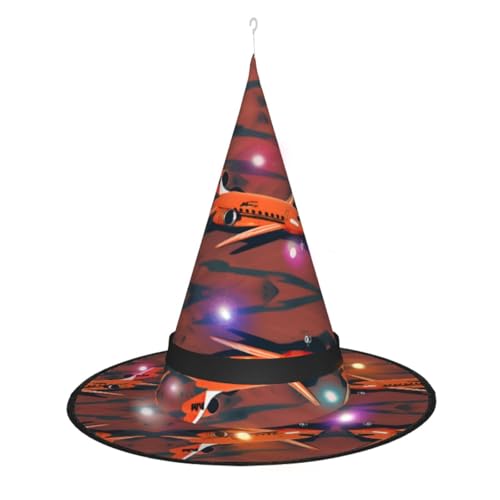 Kycvds Mars Planet 1 Halloween-Hexenhüte sind mit Lichtern verziert, die große Halloween-Partyzubehör dekorieren. Kycvds Mars Planet 1 Halloween-Hexenhüte sind mit Lichtern verziert, die große Halloween-Partyzubehör dekorieren. von Kycvds