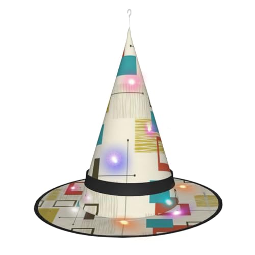 Kycvds Moderne Halloween-Hexenhüte aus der Mitte des Jahrhunderts sind mit Lichtern verziert, die verwendet werden, um große Halloween-Partyzubehör zu dekorieren. Kycvds Moderne Halloween-Hexenhüte aus der Mitte des Jahrhunderts sind mit Lichtern verziert, die verwendet werden, um große Halloween-Partyzubehör zu dekorieren. von Kycvds