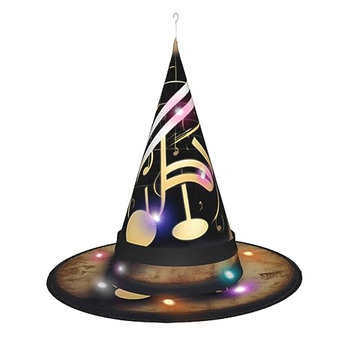 Kycvds Music 1 Halloween-Hexenhüte sind mit Lichtern verziert, die verwendet werden, um große Halloween-Partyzubehör zu dekorieren. Kycvds Music 1 Halloween-Hexenhüte sind mit Lichtern verziert, die verwendet werden, um große Halloween-Partyzubehör zu dekorieren. von Kycvds