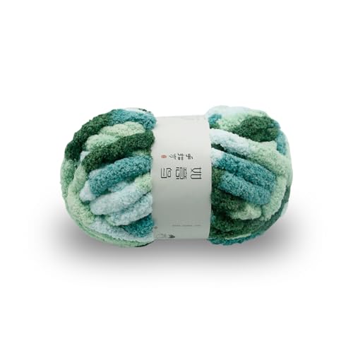 KyeeaDIY Chunky Garn für das Häkeln 1 Packung, Chenille Garn für Handstricken, Riesen Dicke Fluffige Garne Super Sperrige Weiche Plüsch Fuzzy Häkelngarn Multicolor Jumbo Garn für Häkeldecke (L) KyeeaDIY Chunky Garn für das Häkeln 1 Packung, Chenille Garn für Handstricken, Riesen Dicke Fluffige Garne Super Sperrige Weiche Plüsch Fuzzy Häkelngarn Multicolor Jumbo Garn für Häkeldecke (L) von KyeeaDIY