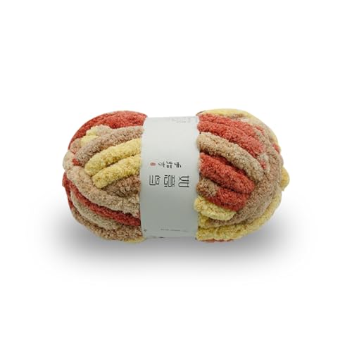 KyeeaDIY Chunky Garn für das Häkeln 1 Packung, Chenille Garn für Handstricken, Riesen Dicke Fluffige Garne Super Sperrige Weiche Plüsch Fuzzy Häkelngarn Multicolor Jumbo Garn für Häkeldecke (J) KyeeaDIY Chunky Garn für das Häkeln 1 Packung, Chenille Garn für Handstricken, Riesen Dicke Fluffige Garne Super Sperrige Weiche Plüsch Fuzzy Häkelngarn Multicolor Jumbo Garn für Häkeldecke (J) von KyeeaDIY