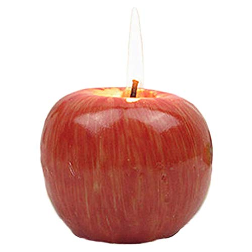 Handgemachte Kerze in Form eines Apfels, Weihnachten ÄPfel Kerzen KüNstliche Apfel Kerzen Mit Box FüR Hochzeitsfeier Decoartion von Kylewo