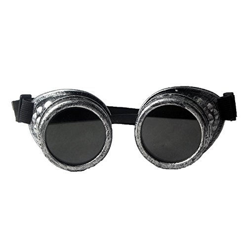 Kylewo Steampunk, Schweißer Brille, Steampunk Antique Copper Cyber Goggles Rave Goth Vintage Victorian Like Sunglasses von Kylewo