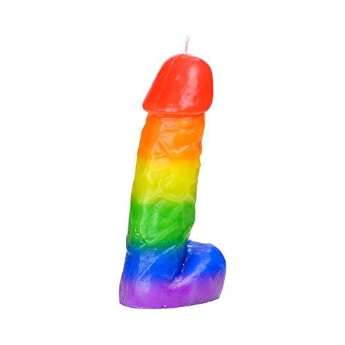 Lustige Kerzen, Simulation Lustige Penis Dick Kerze Kreative Lustige Bunte Kerze für Weihnachten Geburtstag von Kylewo