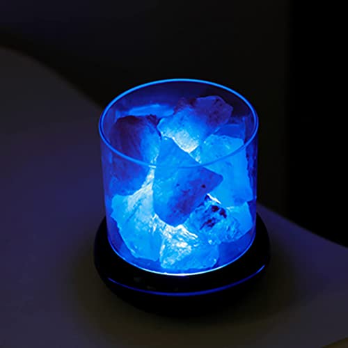 Salzkristalllampe USB-Aromadiffusor Salzlampe Salznacht, Kylewo12 * 10 * 10 Salzkristalllampe Bunte Salzkristalllampe Duftöl Diffus (Bunt 01) von Kylewo