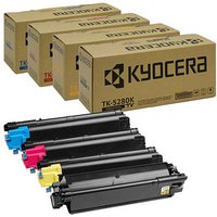 KYOCERA TK-5280K/C/M/Y schwarz, cyan, magenta, gelb Toner, 4er-Set KYOCERA TK-5280K/C/M/Y schwarz, cyan, magenta, gelb Toner, 4er-Set von Kyocera