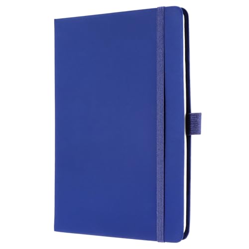 Kyrio Blaues Notizbuch A5, Papier-Handschriftbuch, Journal-Notizbuch Hardcover-Notizblock, 80 GSM, mit weichem PU-Einband, zum Schreiben und Notieren Kyrio Blaues Notizbuch A5, Papier-Handschriftbuch, Journal-Notizbuch Hardcover-Notizblock, 80 GSM, mit weichem PU-Einband, zum Schreiben und Notieren von Kyrio