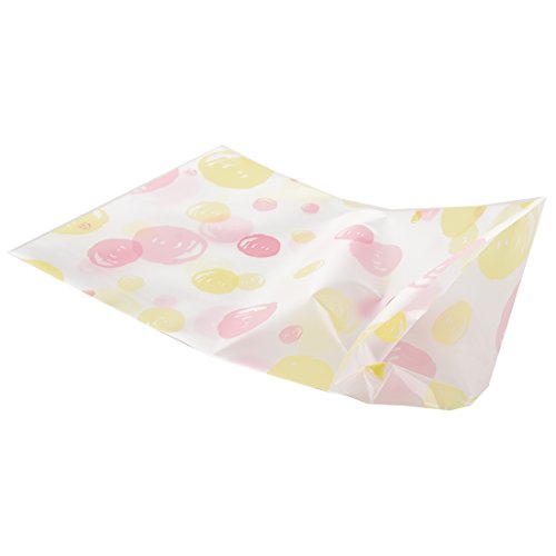 Kznifmk 100 Stück Beutel, Rosa + Gelb, für Süßigkeiten, Geschenk von Kznifmk