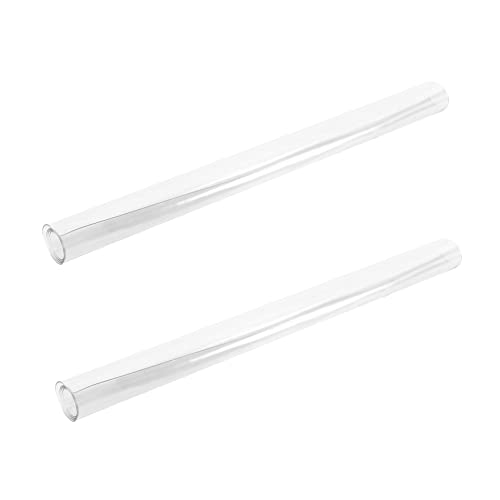 Kznifmk 2 x Tischdecke, wasserdicht, transparent, PVC, solide Tischdecke, Glasschutz, weicher Stoff, 1,0 mm, Büroteppich, 40 x 40 cm Kznifmk 2 x Tischdecke, wasserdicht, transparent, PVC, solide Tischdecke, Glasschutz, weicher Stoff, 1,0 mm, Büroteppich, 40 x 40 cm von Kznifmk