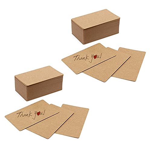 Kznifmk 200 Stück weiße Kraftpapier-Visitenkarten, Wortkarte, Nachrichtenkarte, Geschenkkarte, Basteln Kznifmk 200 Stück weiße Kraftpapier-Visitenkarten, Wortkarte, Nachrichtenkarte, Geschenkkarte, Basteln von Kznifmk