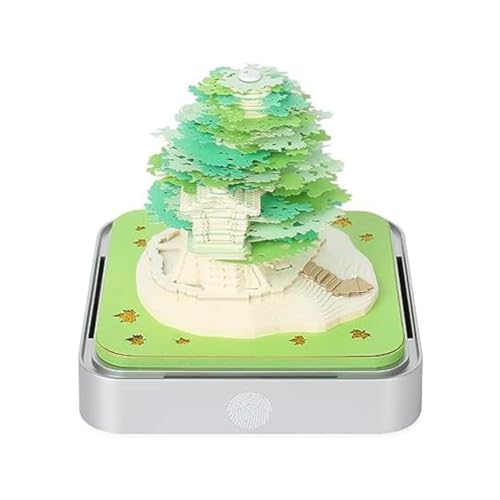 Kznifmk 3D Notizblock Tischkalender 2024 Tischkalender mit Lichtern, 2024 Kalender Baum 3D Notizblock Artopad Gravur Kznifmk 3D Notizblock Tischkalender 2024 Tischkalender mit Lichtern, 2024 Kalender Baum 3D Notizblock Artopad Gravur von Kznifmk