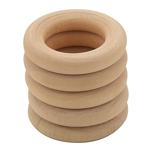 Kznifmk 5 x Holzring für Handwerk, Basteln, Handwerk, 30 mm Kznifmk 5 x Holzring für Handwerk, Basteln, Handwerk, 30 mm von Kznifmk