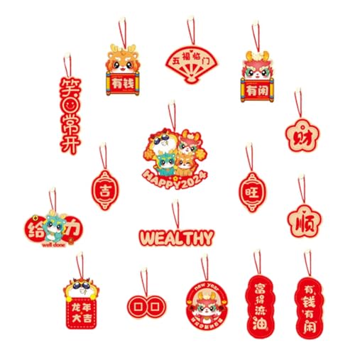 Kznifmk Chinesische Dekoration zum Aufhängen, Motiv: Löwentanz, Dekoration zum Aufhängen, chinesischer Mondjahr, einfach zu bedienen Kznifmk Chinesische Dekoration zum Aufhängen, Motiv: Löwentanz, Dekoration zum Aufhängen, chinesischer Mondjahr, einfach zu bedienen von Kznifmk