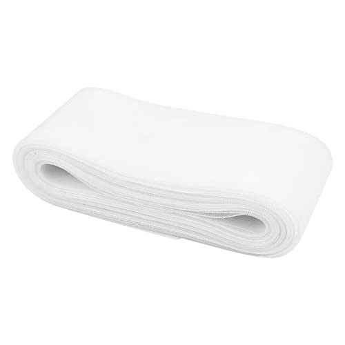 Kznifmk Elastisches Netz, elastisch, Handwerkszubehör, mit Zubehör, für Kostüm, dick, Tanz, Seide, Verzierung, Weiß, 50 Stück Kznifmk Elastisches Netz, elastisch, Handwerkszubehör, mit Zubehör, für Kostüm, dick, Tanz, Seide, Verzierung, Weiß, 50 Stück von Kznifmk