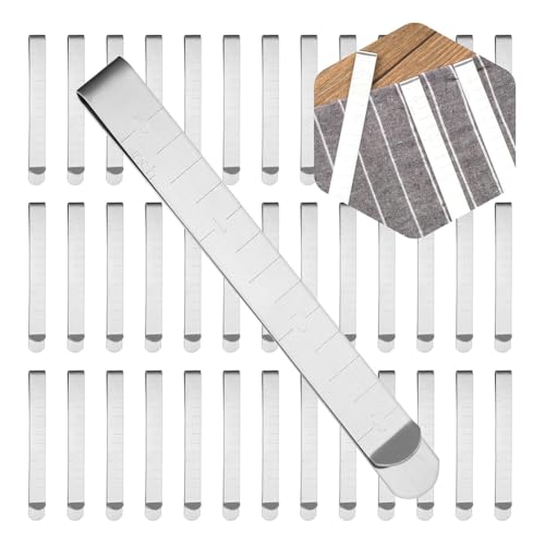Kznifmk Set mit 40 Nähklammern, Messlineal, Metallsaum, Nähwerkzeuge, Quiltnadeln und Markierungszubehör Kznifmk Set mit 40 Nähklammern, Messlineal, Metallsaum, Nähwerkzeuge, Quiltnadeln und Markierungszubehör von Kznifmk