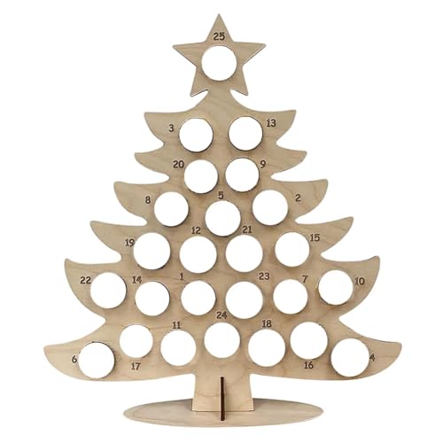 Kznifmk Weihnachtsbaum, Countdown, Weihnachtskalender aus Holz, Countdown, Kalender, Schokolade, Stand A Kznifmk Weihnachtsbaum, Countdown, Weihnachtskalender aus Holz, Countdown, Kalender, Schokolade, Stand A von Kznifmk