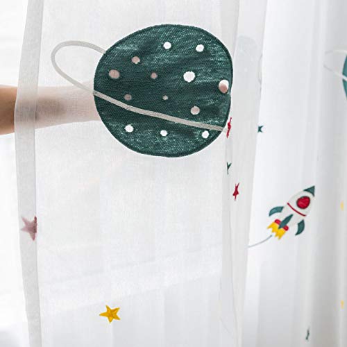 Lsimeru Weltall Gardinen Transparent Kinderzimmer Junge Kräuselband Rakete Sterne Muster 140x225 Lang Vorhänge Lichtdurchlässig Kinder Dekoschal 2er Set Lsimeru Weltall Gardinen Transparent Kinderzimmer Junge Kräuselband Rakete Sterne Muster 140x225 Lang Vorhänge Lichtdurchlässig Kinder Dekoschal 2er Set von Lsimeru